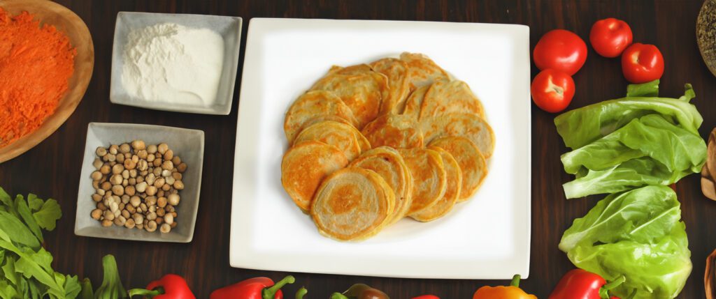 Aruban Pan Bati on a plate