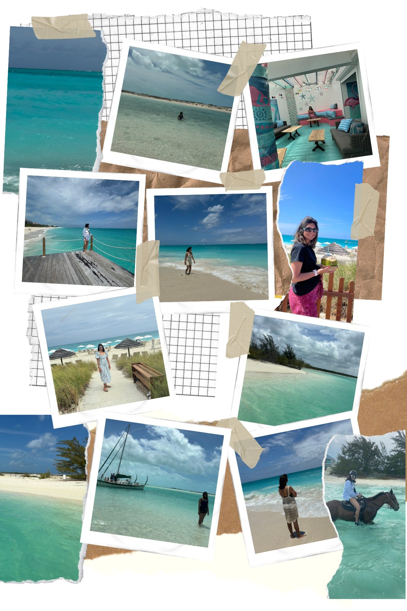 Turks and Caicos another travel collage