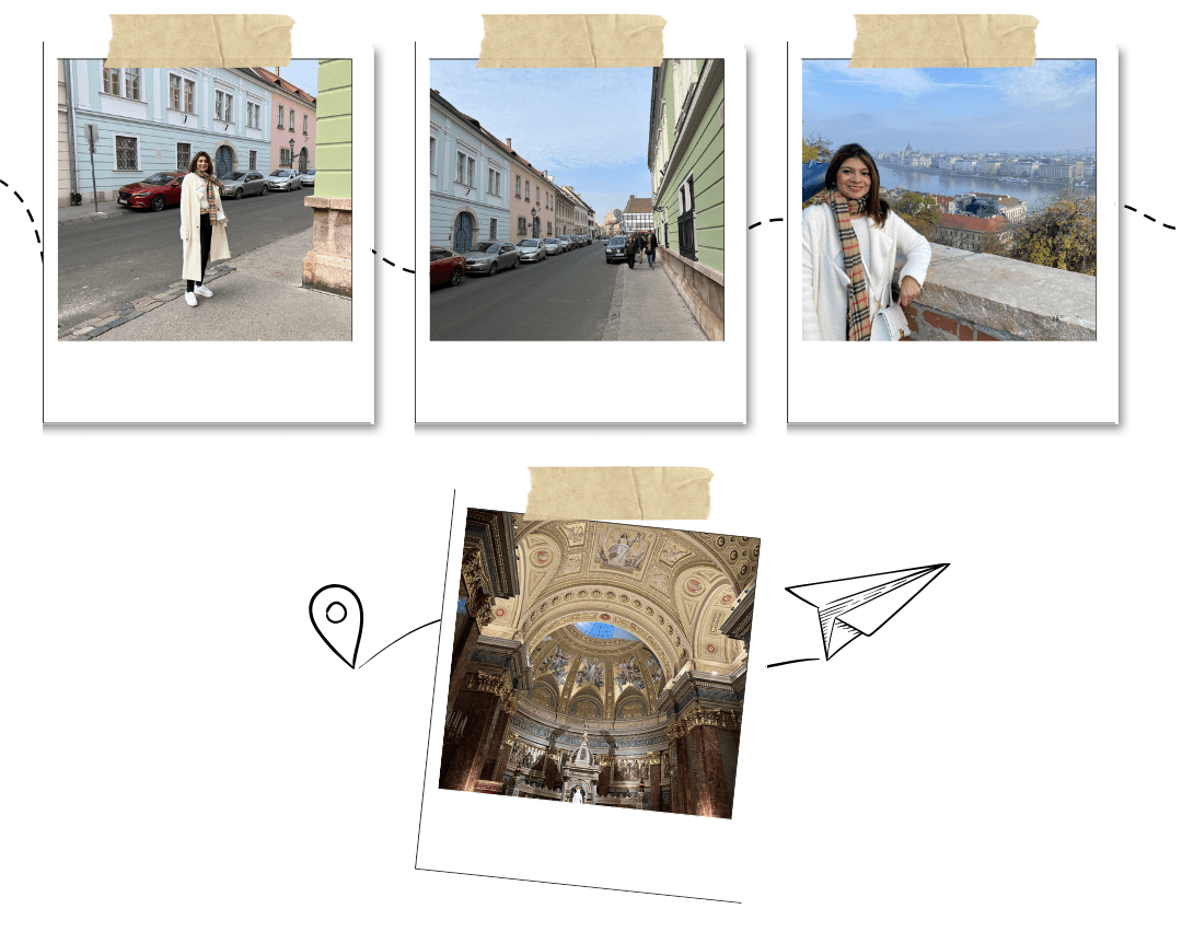 Budapest travel collage