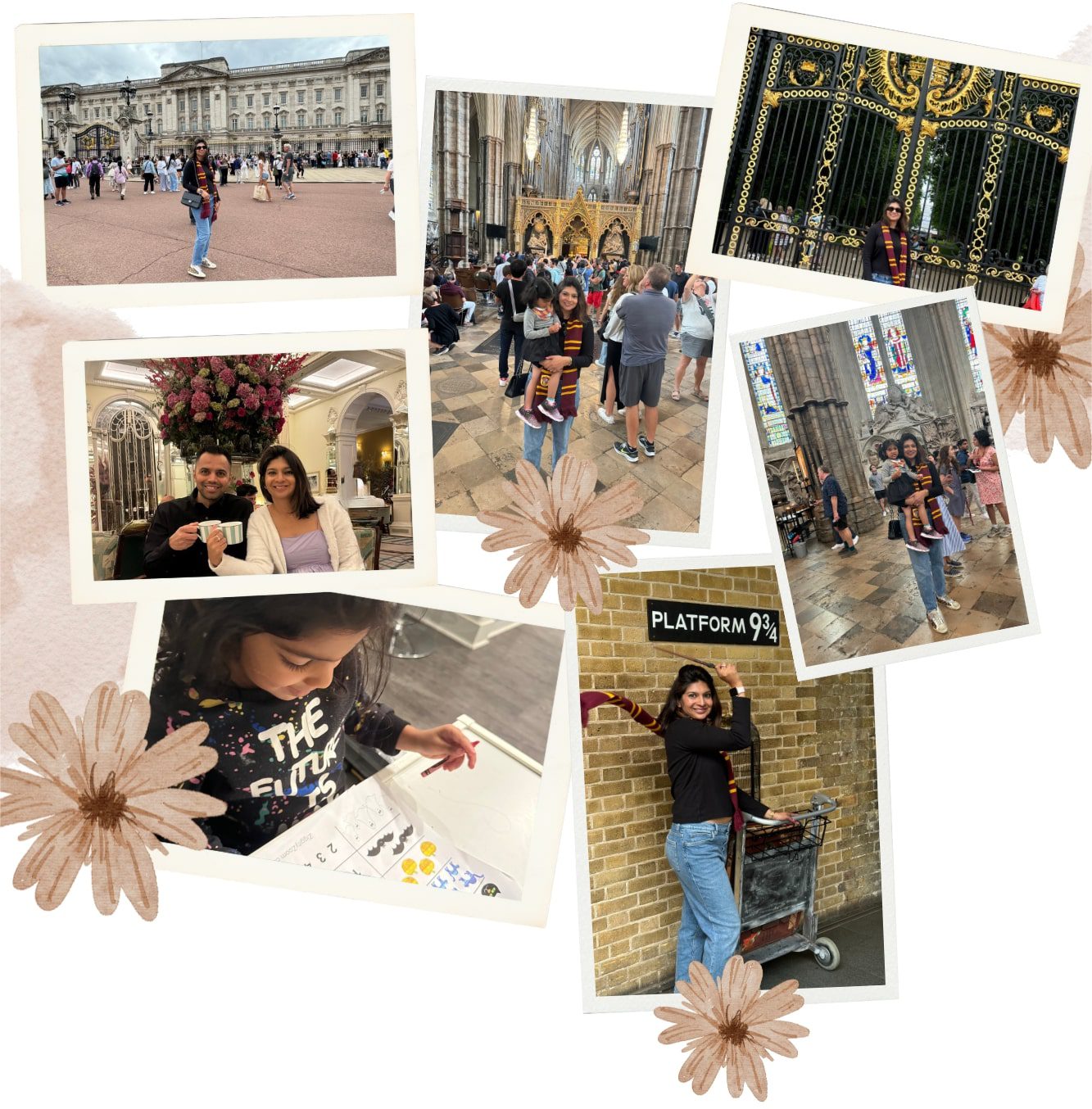 Second set of London Travel Collage