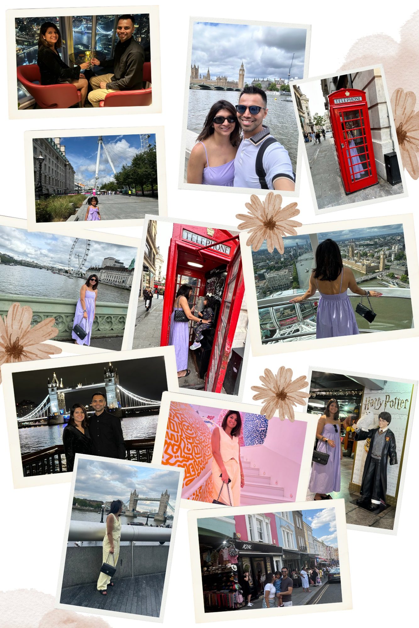 London Travel Collage