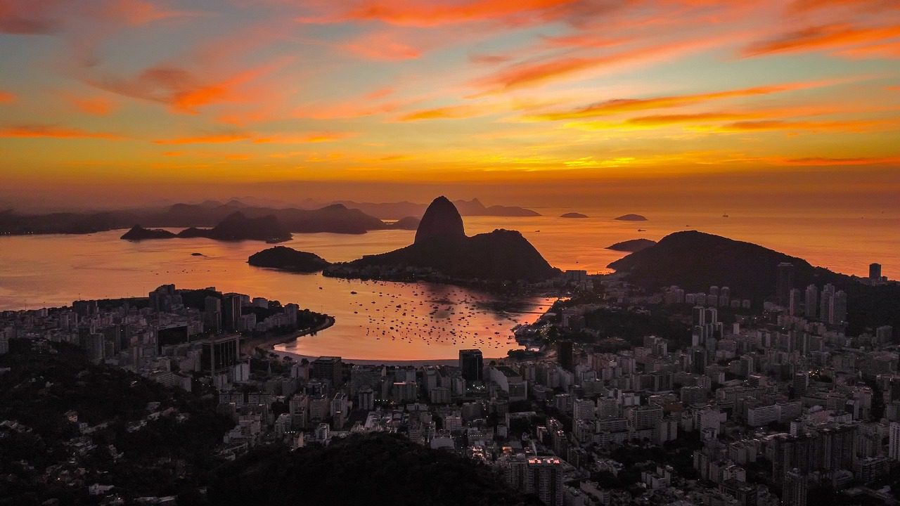 Rio de janeiro, City, Sunset image