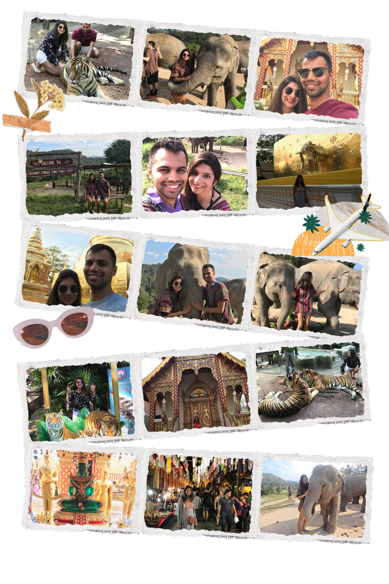 Chiang Mai travel collage