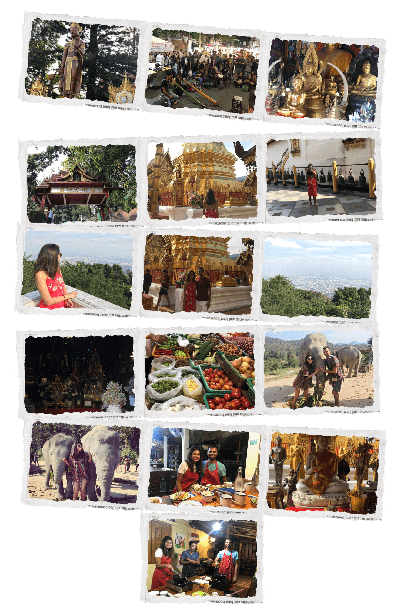 Chiang Mai travel collage 2