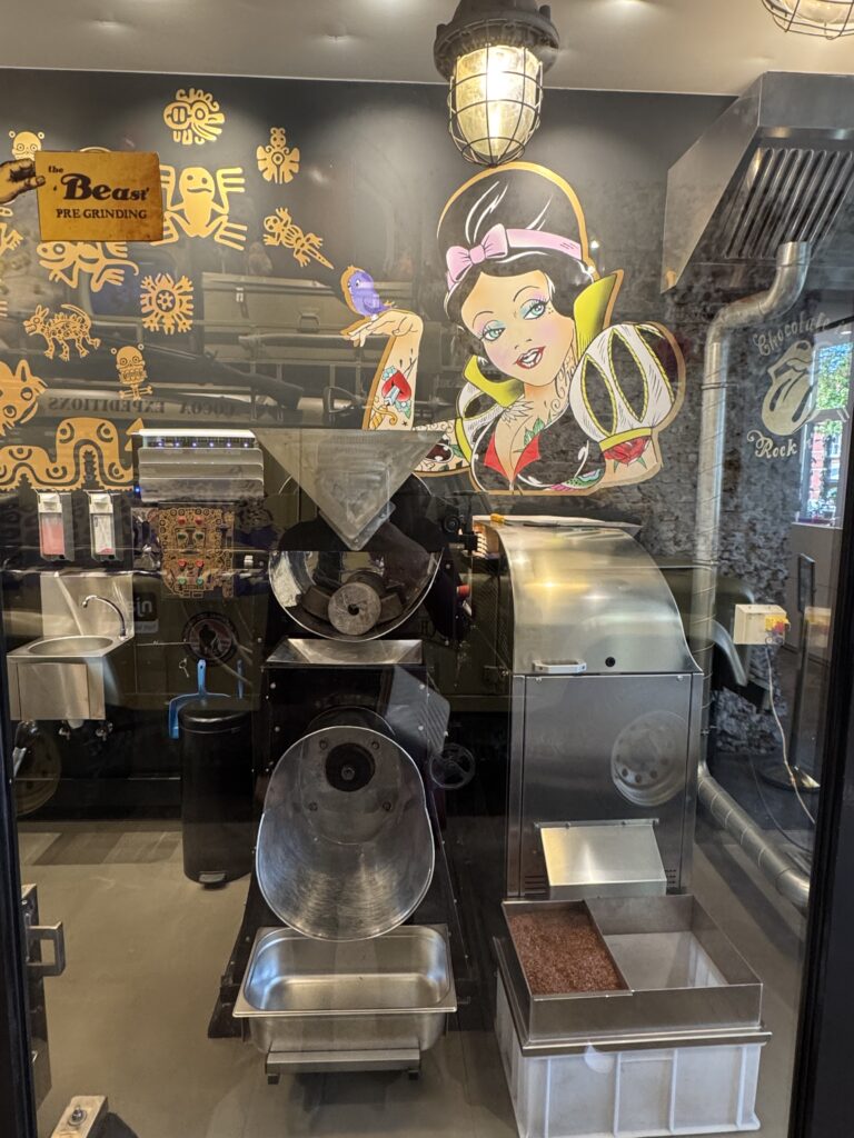 a chocolate store