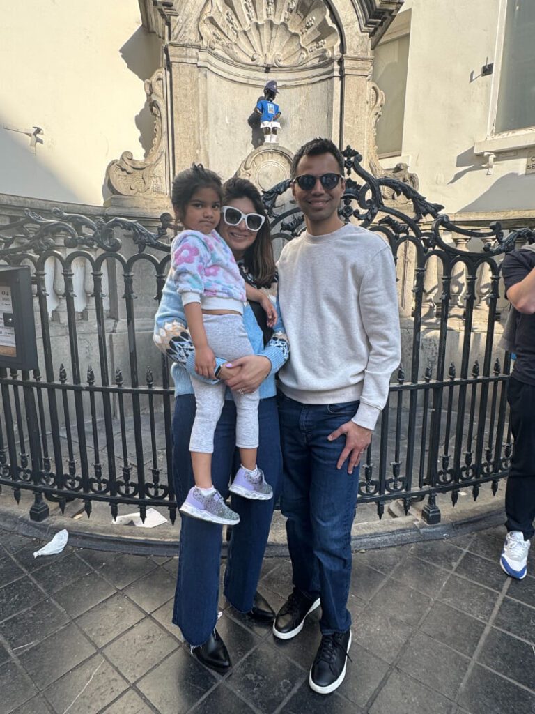 Family picture in Brussel