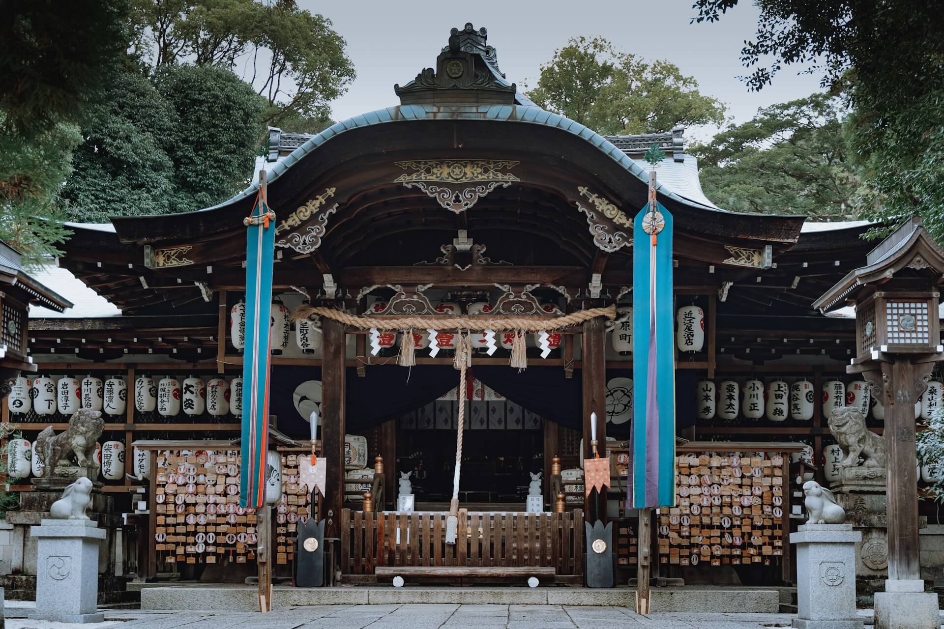 Kyoto wooden shrines